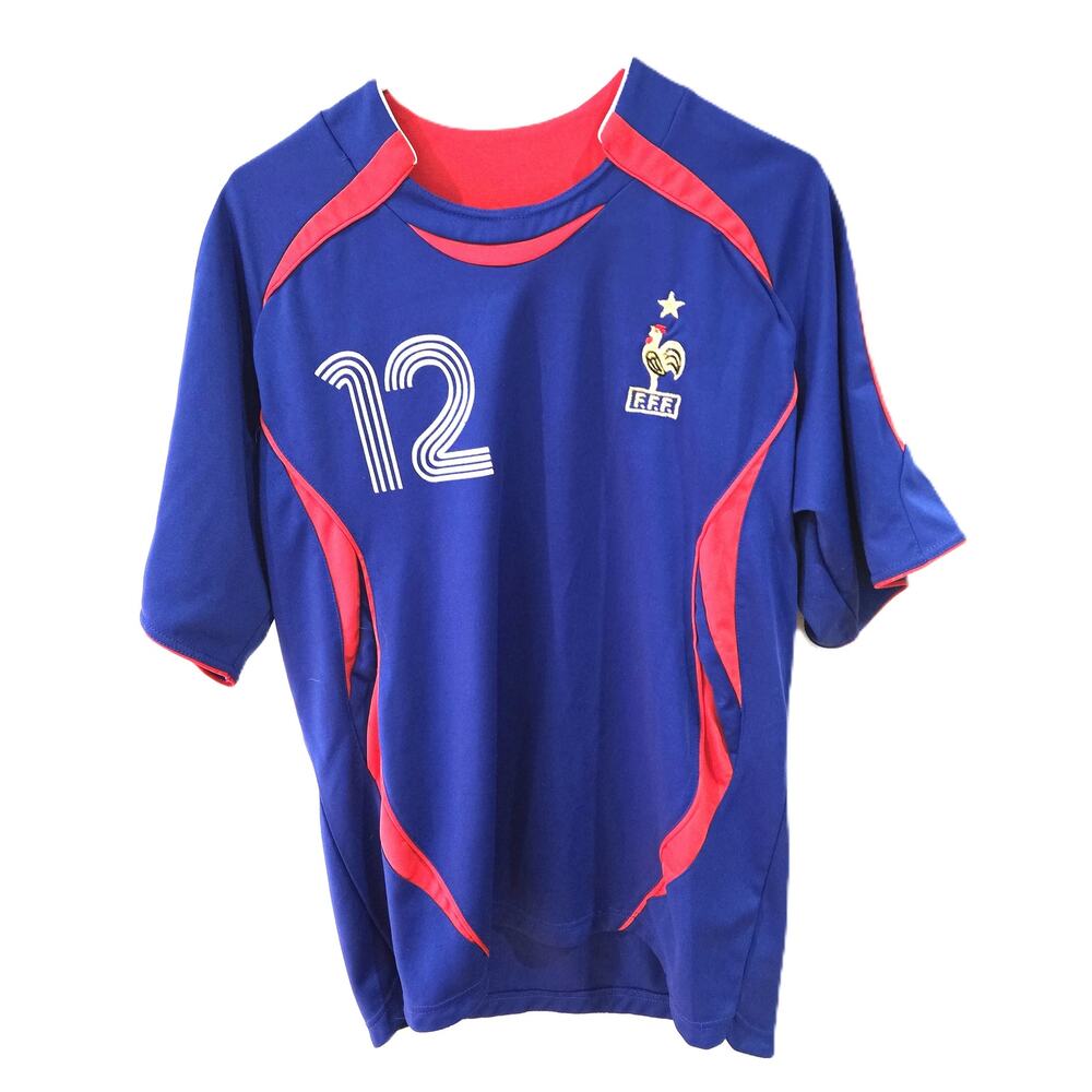 Football League Sz Large Mens Blue France Thierry Henry Jersey